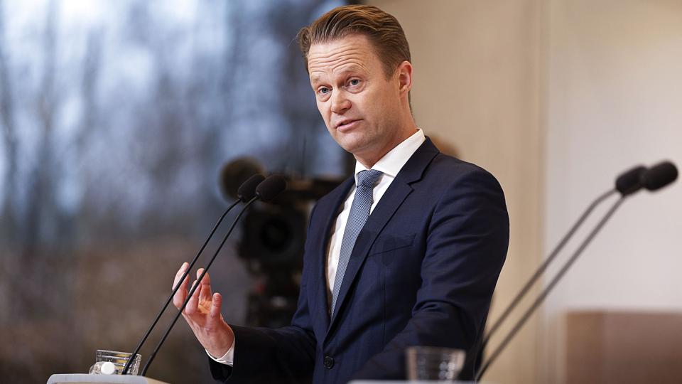 Pressemøde om Danmarks udenrigs- og sikkerhedspolitiske strategi <i>Claus Bech/Ritzau Scanpix</i>