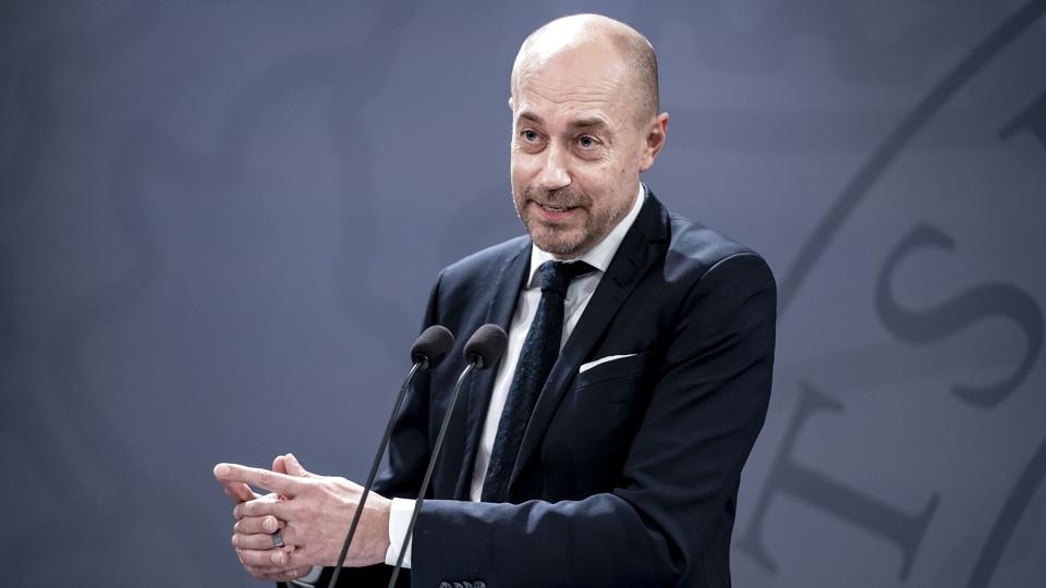 Statsministeren med flere holder pressemøde om coronarestriktioner <i>Mads Claus Rasmussen/Ritzau Scanpix</i>
