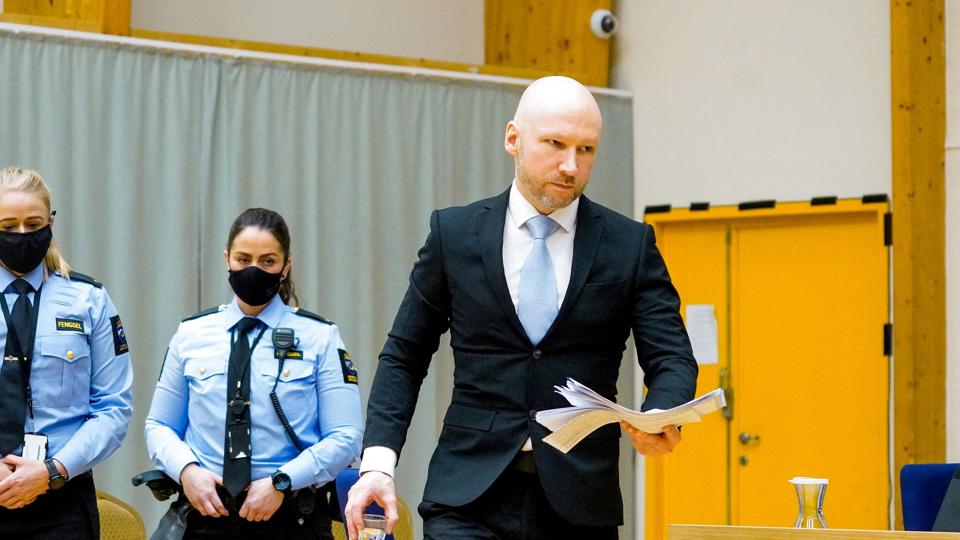 FILE PHOTO: Court hearing for mass killer Anders Behring Breivik''s parole request <i>Ntb/Reuters</i>