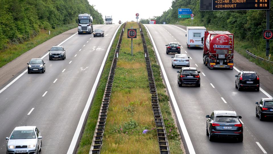 Stort projekt langs E45 i Aalborg bliver formentlig ikke til noget. Det er for sent og for kompliceret. Arkivfoto: Lars Pauli