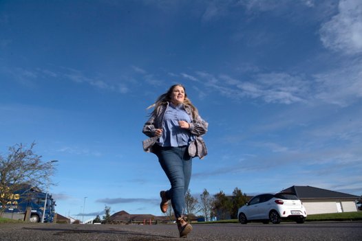 Anne Van der Molen har været hjerteløber siden 2019, men kun én gang før har hun oplevet sådan et fremmøde til et hjertestop, og det rørte hende at mærke engagementet. <i>Arkivfoto: Henrik Louis</i>