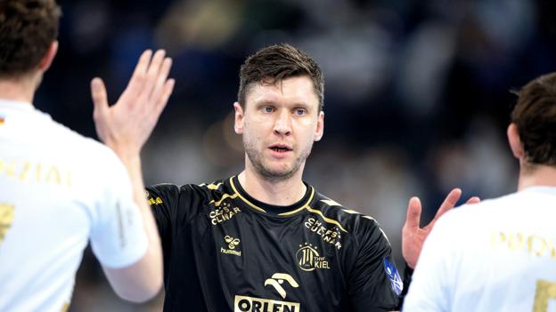 Niklas Landin føler sig fysisk og mentalt på toppen, selvom THW Kiel lige nu gennemgår en stressende periode. <i>Arkivfoto: Lars Pauli</i>