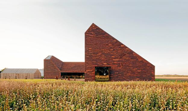 Kornets Hus har kostet 32,5 millioner kr. at opføre. Reiulf Ramstad Arkitekter, som er arkitekt på huset, arbejder lige nu på Statens Museum for Kunst i Thy. <i>Foto: Reiulf Ramstad Arkitekter</i>
