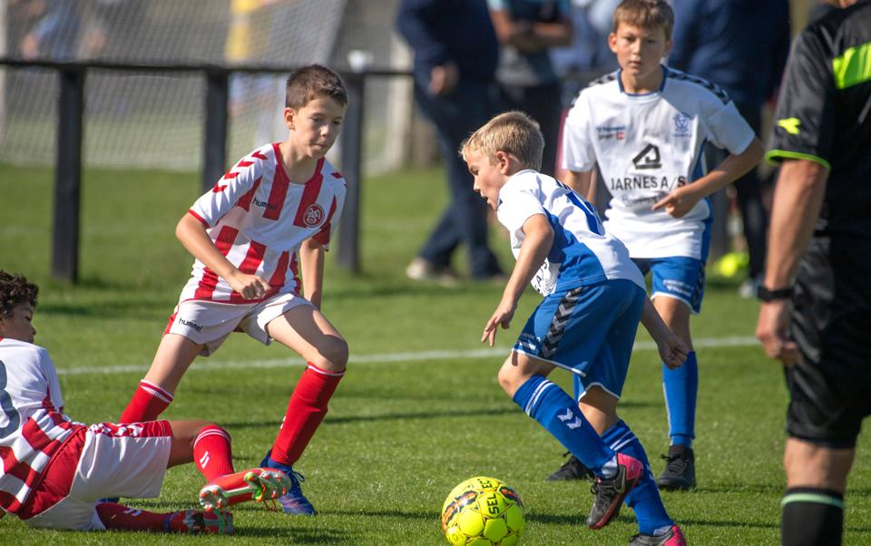 Mini Skaw Cup er et fodboldstævne for de mindste piger og drenge med fokus på hygge. Der er deltagende hold fra hele Nordjylland, samt hold fra både København og Fyn. <i>Arkivfoto: Henrik Louis</i>