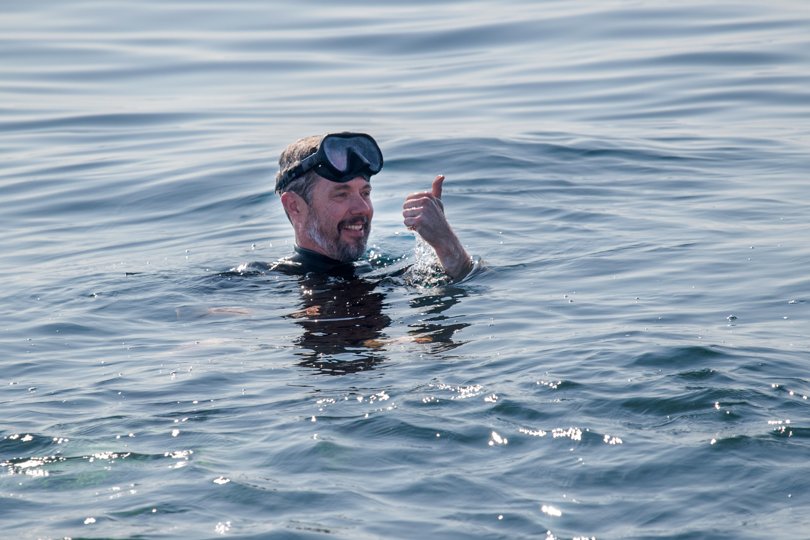 Kronprins Frederik var sidste år med til at mærke blåfinnede tun ved Skagen. Det var tilsyneladende en oplevelse, som han satte stor pris på.  <i>Arkivfoto: Kim Dahl Hansen</i>