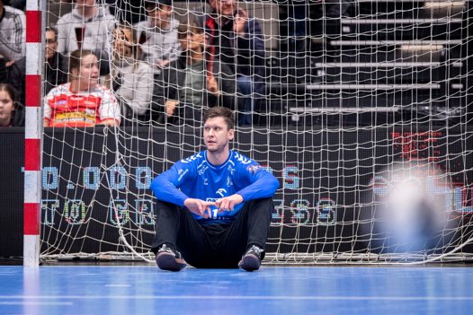 Niklas Landin og THW Kiel tabte i november 2021 til Aalborg Håndbold. Det var første nederlag i seks indbyrdes kampe mellem de to mandskaber. <i>Arkivfoto: Torben Hansen</i>
