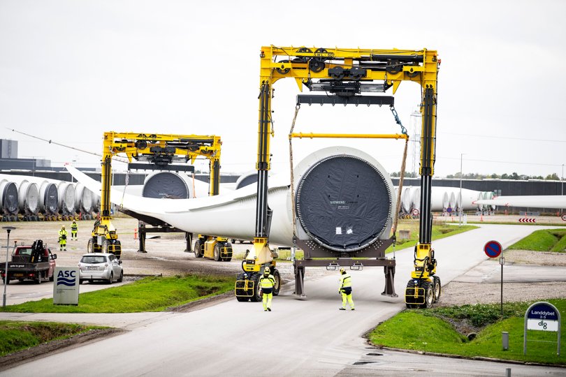 Siemens Gamesa har i 20 år produceret vindmøllevinger på Assensvej i Aalborg Øst. <i>Foto: Claus Søndberg</i>