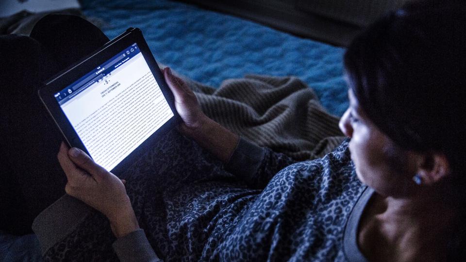 Saxo er Danmarks største onlineboghandel og tilbyder blandt andet salg af e-bøger. (Arkivfoto) <i>Thomas Lekfeldt/Ritzau Scanpix</i>