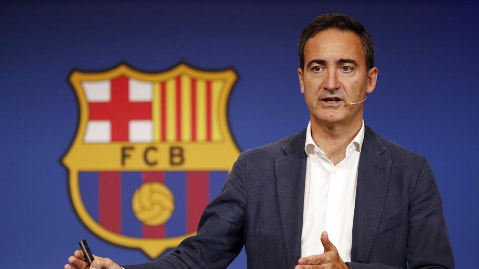 FC Barcelonas administrerende direktør, Ferran Reverter, fratræder sin stilling i klubben. (Arkivfoto) <i>Albert Gea/Reuters</i>