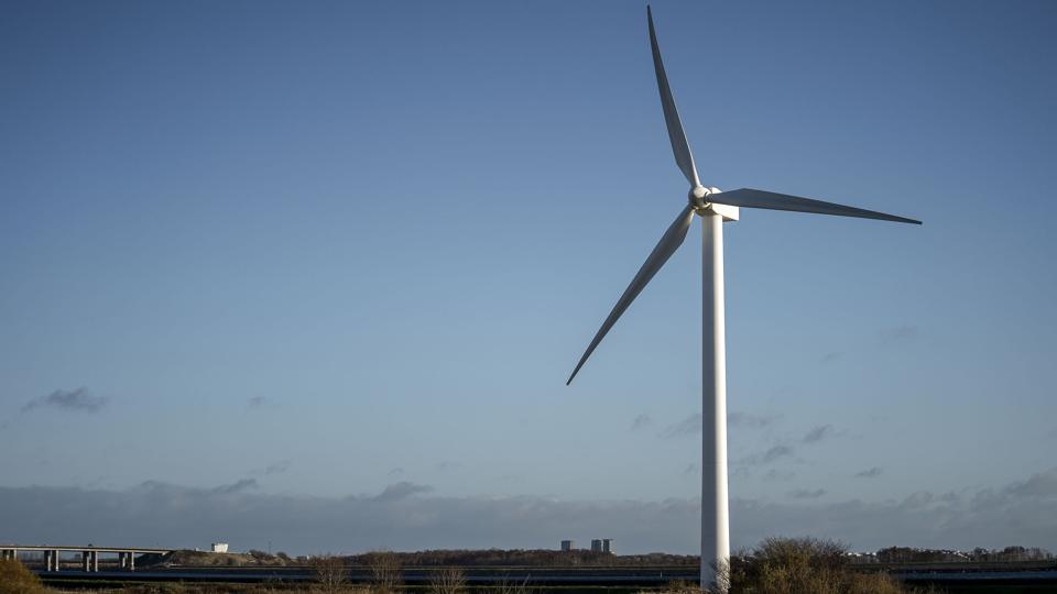Regeringen står til at spare 4,9 milliarder kroner på støtte til vedvarende energi som for eksempel vindmøller. (Arkivfoto) <i>Mads Claus Rasmussen/Ritzau Scanpix</i>