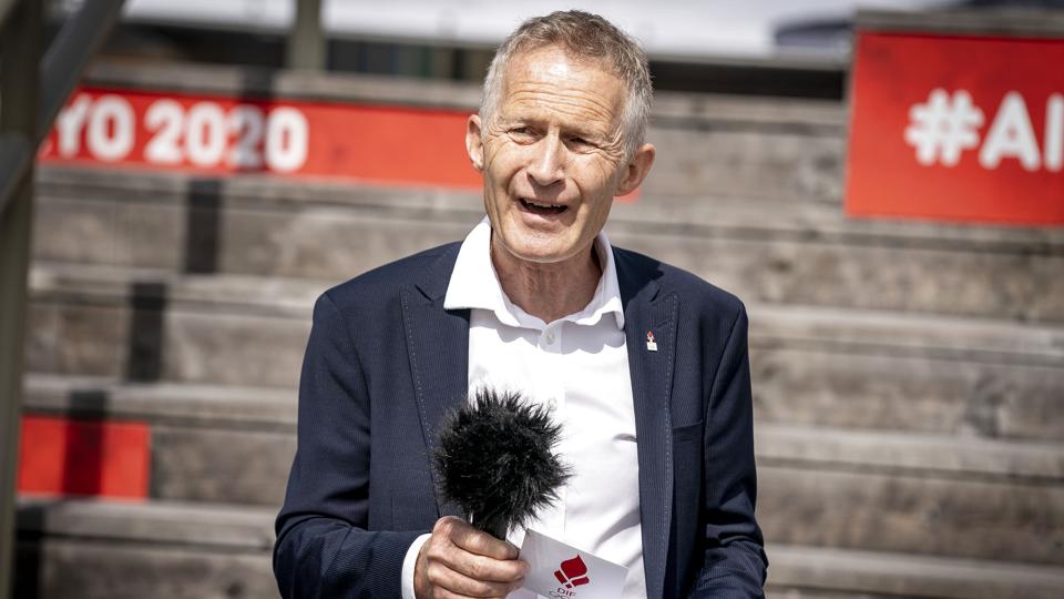 DIF-formand Hans Natorp kalder situationen omkring de isolerede danske atleter for uacceptabel og frustrerende. <i>Mads Claus Rasmussen/Ritzau Scanpix</i>