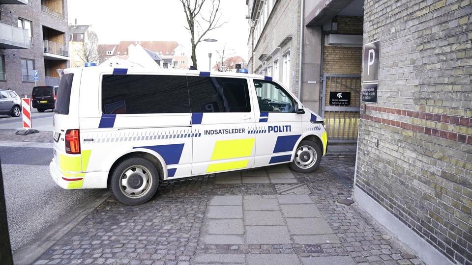 To mænd på 36 år fremstilles torsdag formiddag i grundlovsforhør i Retten i Aalborg. Retsmødet foregår for lukkede døre, så politiets beviser og de sigtedes eventuelle forklaringer hemmeligholdes. <i>Henning Bagger/Ritzau Scanpix</i>