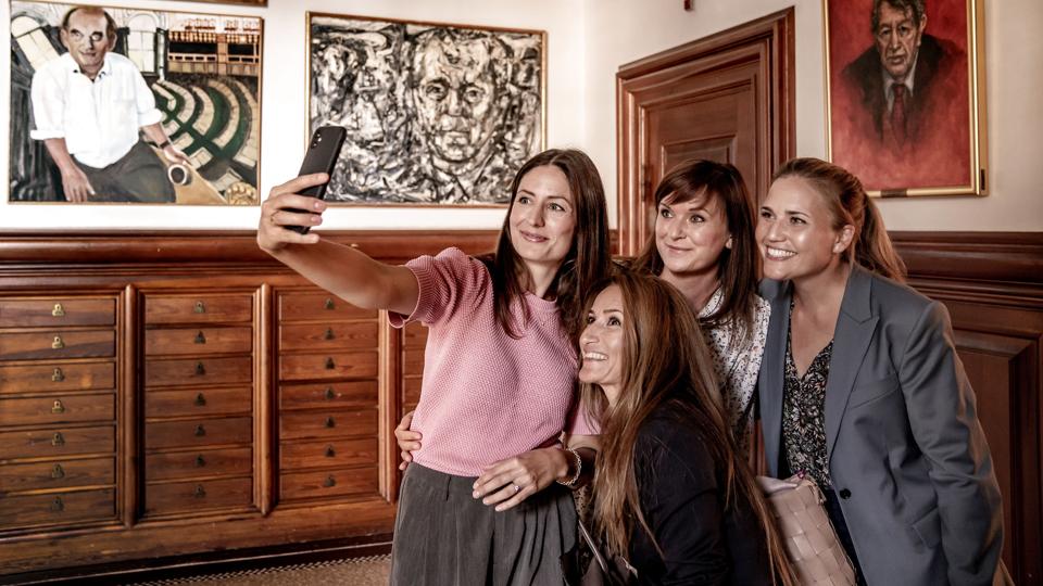 Linea Søgaard-Lidell (tv.) vil gerne i Folketinget ved næste valg. (Arkivfoto) <i>Linda Kastrup/Ritzau Scanpix</i>