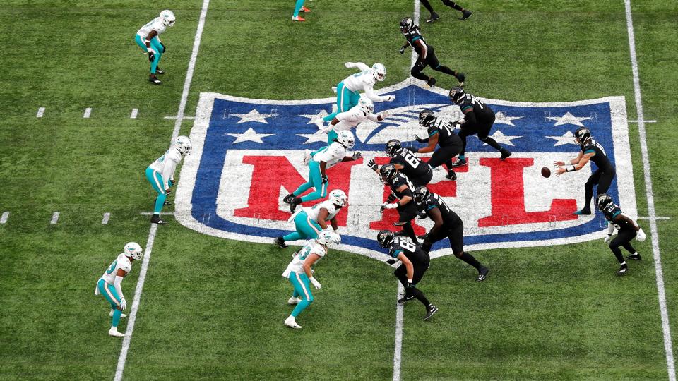Der skal i alt spilles fire NFL-kampe på europæisk grund i 2022. <i>Matthew Childs/Ritzau Scanpix</i>