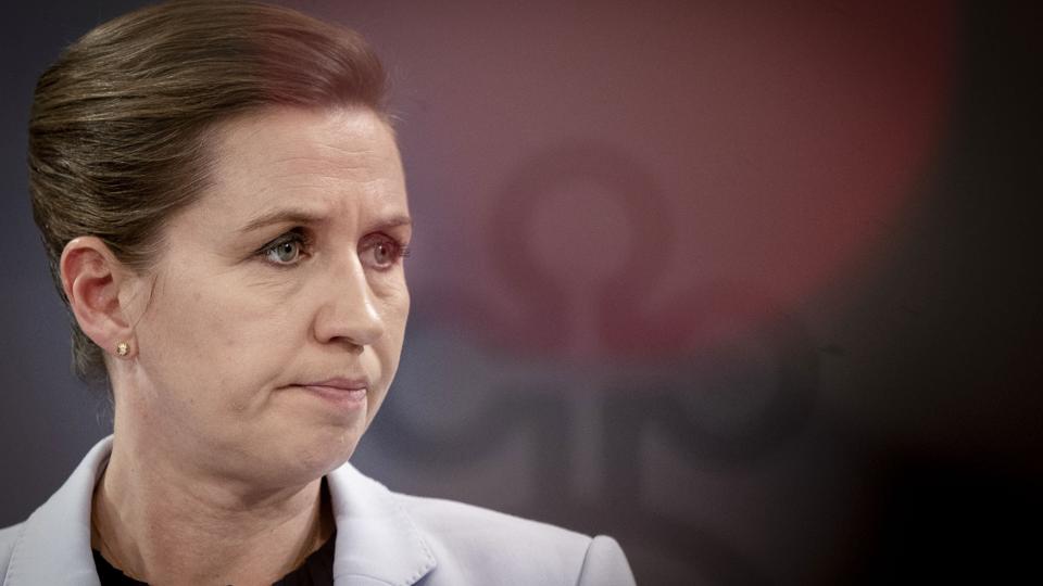 Statsminister Mette Frederiksen (S) kalder det formodede drab i Aalborg for det værst tænkelige mareridt. <i>Liselotte Sabroe/Ritzau Scanpix</i>