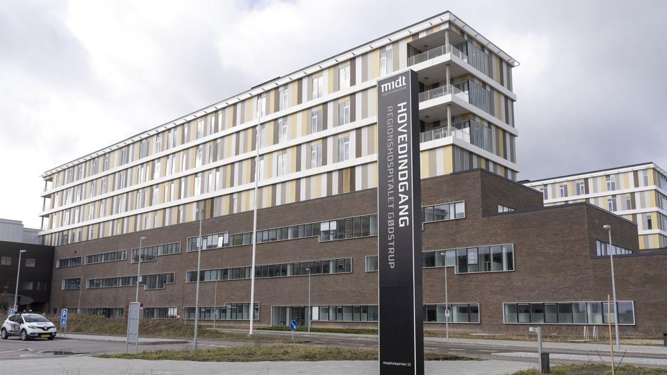 Flytningen af patienter fra Holstebro til det nye supersygehus i Gødstrup (billedet) nordvest for Herning er planlagt til mindste detalje. <i>Bo Amstrup/Ritzau Scanpix</i>