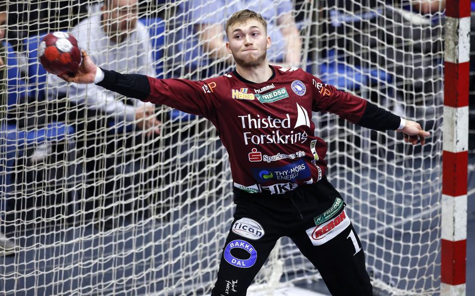 Rasmus Henriksen stod fremragende for Mors-Thy Håndbold i sidste sæson. Nu skal han forsøge at følge op på den præstation. <i>Arkivfoto: Torben Hansen</i>