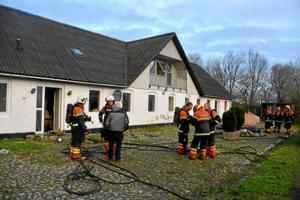 Tredje brand på samme gård: Stuehus brød i brand