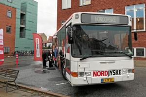Besøg NORDJYSKE Bussen ved biblioteket i Vejgaard