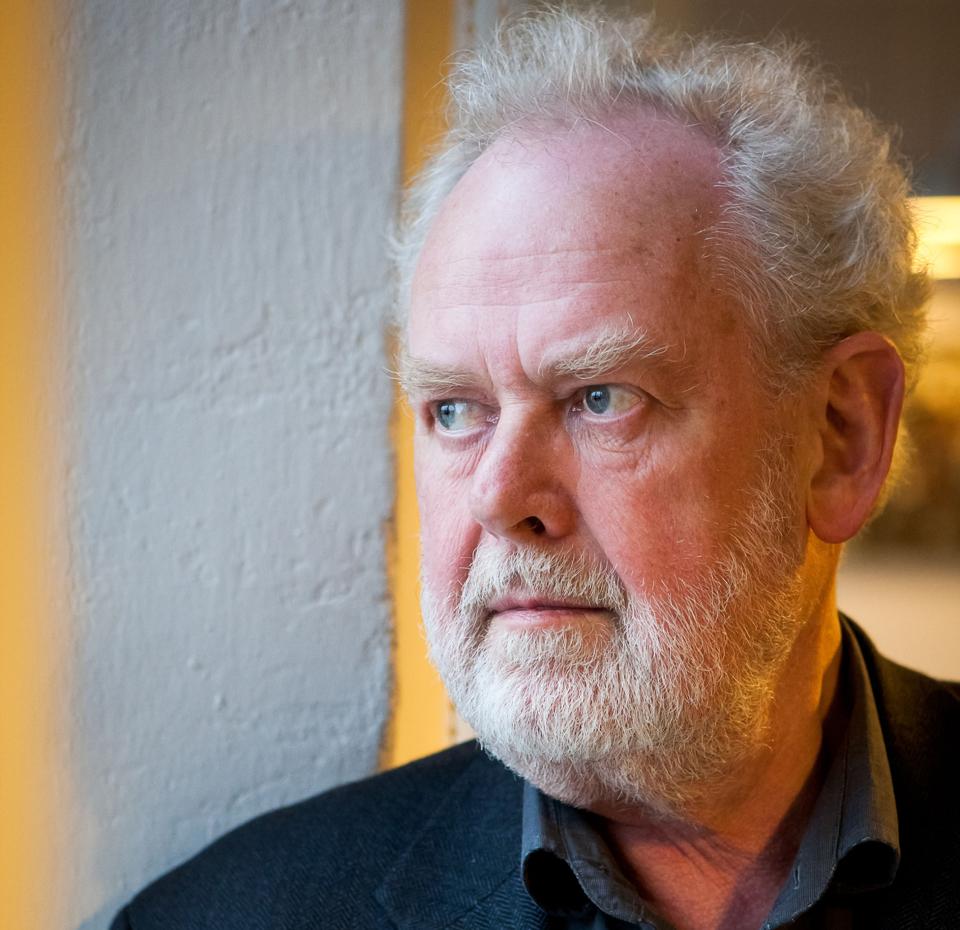 Den nordjyske forfatter Jens Smærup Sørensen får Ordkraft-prisen 2019. Med hæderen følger 15.000 kr. Arkivfoto: Bo Lehm