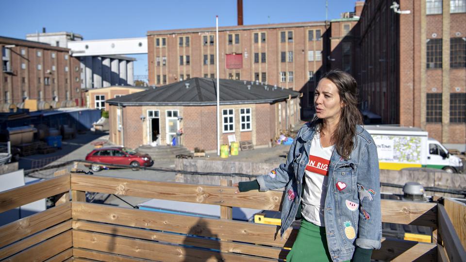 Kathrine Skovsgaard lægger vægt på, at BoxTown er et sted, hvor man kan være kreativ og netværke. Foto: Kurt Bering <i>Kurt Bering</i>