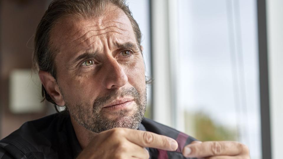En gang om måneden har medarbejderne i Morten Albæks virksomhed, Voluntas, meningfuldshedssamtaler, der ikke handler om tilfredshed eller lykke, men om hvorvidt livet giver mening. Foto: Henrik Bo <i>Foto: Henrik Bo</i>