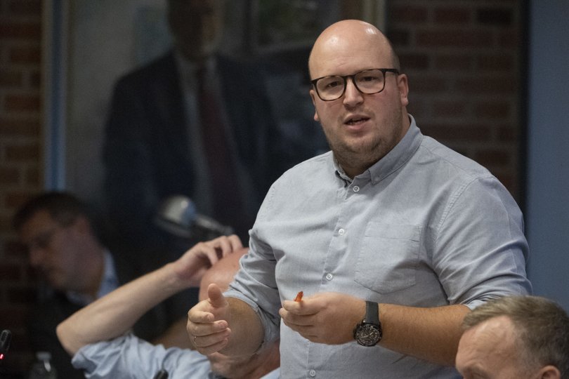 Klart demokratisk og uden slagside, sagde Casper Søe-Larsen om Enhedslistens forslag om at åbne mulighed for borgerne i Thisted Kommune til at bringe forslag direkte frem til kommunalbestyrelsen, men flertallet sagde "nej". <i>Foto: Peter Mørk</i>