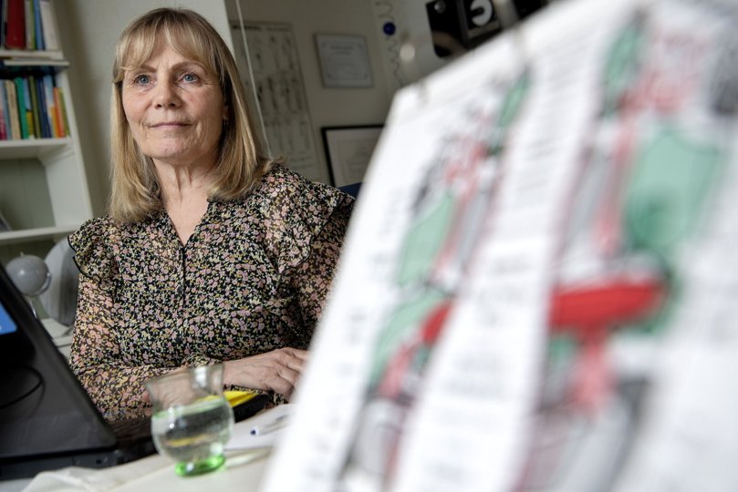 Mariann Vika Simonsen undrer sig over, at zoneterapeuter bliver betragtet på linje med servicefag som frisører. Foto: Lars Pauli <i>Foto: Lars Pauli</i>