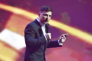 Ukraines tidligere komiker kan meget vel komme til at le sidst