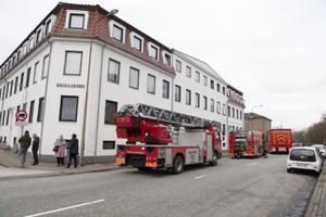 Brand i Nørresundby: Alle beboere evakueret
