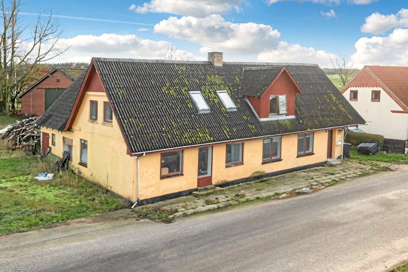 Huset i Terpet hat en kvadratmeter-pris på 344 kroner. Foto: Villadsen Ejendomshandel