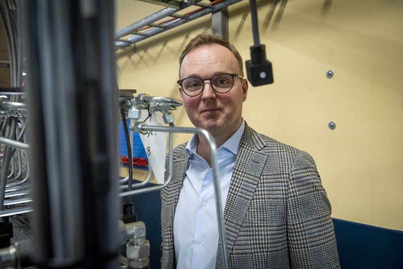 Direktør Rasmus Hans Jensen er drønærgerlig over, at det ikke er lykkedes at komme i mål. Foto: Kim Dahl Hansen <i>Foto: Kim Dahl Hansen</i>
