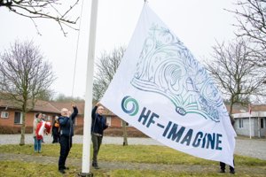 HF-Imagine College i Svankjær: Flaget til tops for ny skole