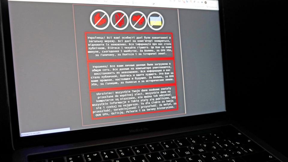Rusland afviste onsdag, at det havde nogen skyld i et andet cyberangreb mod Ukraine tirsdag. (Arkivfoto). <i>Valentyn Ogirenko/Reuters</i>