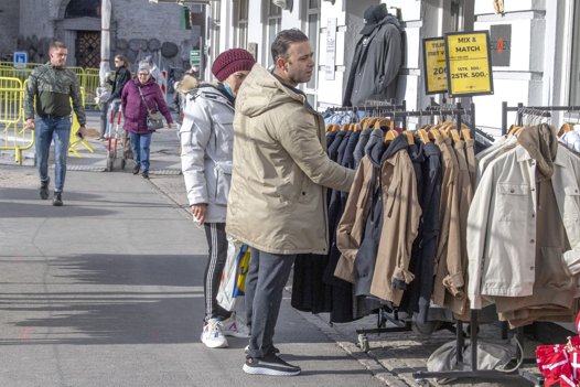 Butikkerne på Nytorv har oplevet en god start på genåbningen. Foto: Henrik Louis