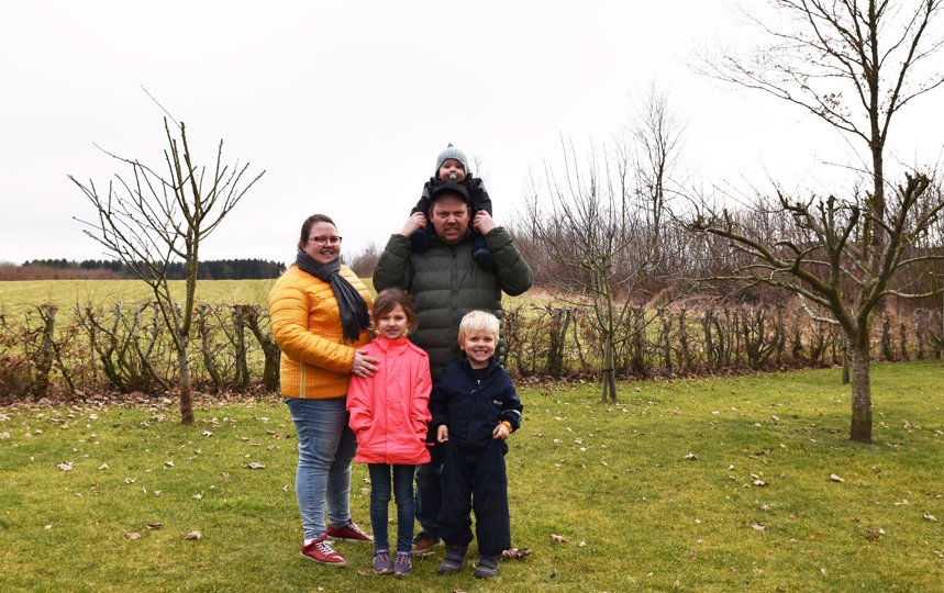 Heidi Qvistgaard Dalbjerg har sammen med sin mand Kenneth og børnene Liva på 8, Thor på 5 og Storm på 1 år fået aflyst deres påskeferie. Privatfoto.