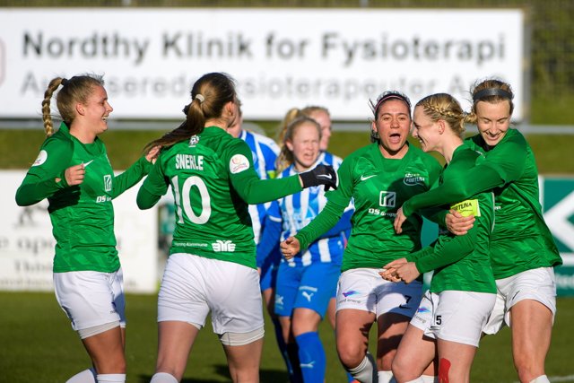 Fortuna Hjørring løb med sejren mod "naboerne" fra FC Thy-Thisted Q. Arkivfoto: Bo Lehm