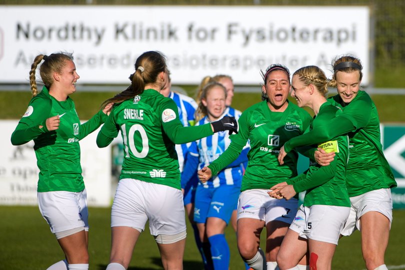 Fortuna Hjørring kunne juble efter vigtig sejr i Farum. Arkivfoto: Bo Lehm <i>Bo Lehm</i>