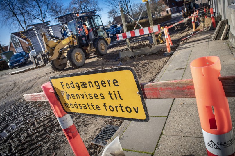 Udsigten til endnu en omgang gravearbejde på Nørregade i Sindal, slog hovedet på sømmet for bestyrelsen bag byens Superbrugs. Arkivfoto: Martin Damgård