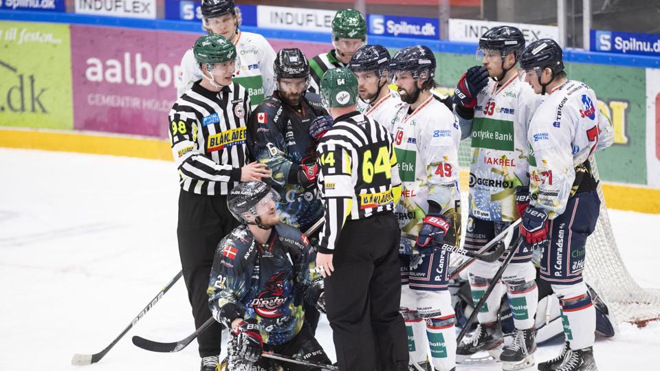 Aalborg Pirates har været i knæ siden nytårskampene mod White Hawks, men nu kan man atter komme i kamp. Arkvifoto: Henrik Bo <i>Foto: Henrik Bo</i>
