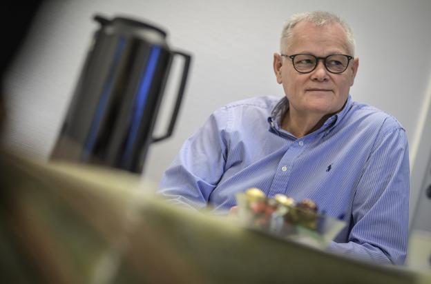 Henrik Agesen kalder det en kæmpe milepæl, at der nu er sat dato på åbningen af "Min Købmand" i V. Thorup. <i>Arkivfoto: Martin Damgård</i>