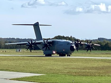 Airbus A400M er et militærfly, som benyttes i flere europæiske lande. Foto: Bent Bach Nielsen