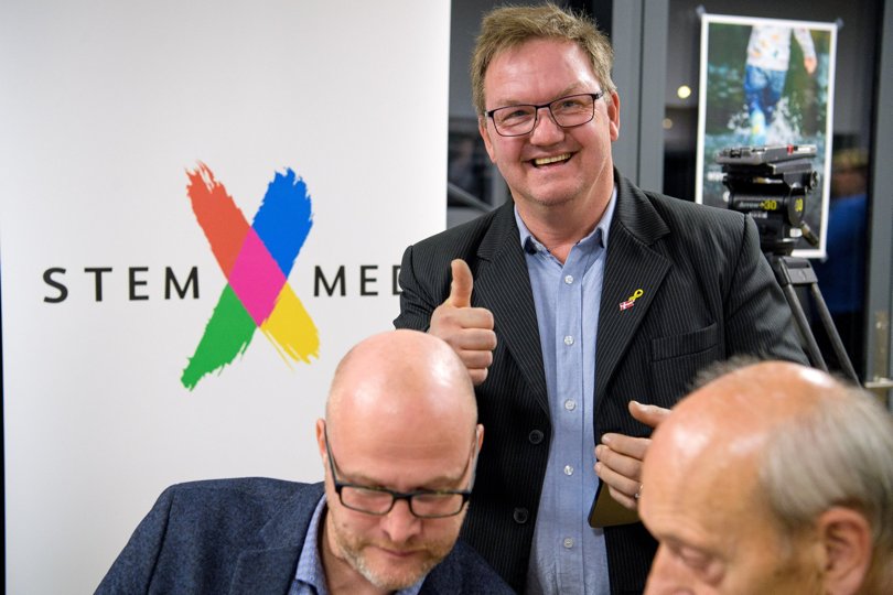 Da valget var talt op, var Brian Nielsen nyt medlem af Thisted kommunalbestyrelse. Han er et af 15 mandater bag borgmester Niels Jørgen Pedersen (V), men har til en start valgt at starte sin politiske karriere op fra bunden, trin for trin. Arkivfoto: Bo Lehm