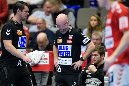 Aalborg Håndbold mødte lørdag Bjerringbro-Silkeborg i HTH Herreligaen. Foto: Bo Lehm <i>Bo Lehm</i>