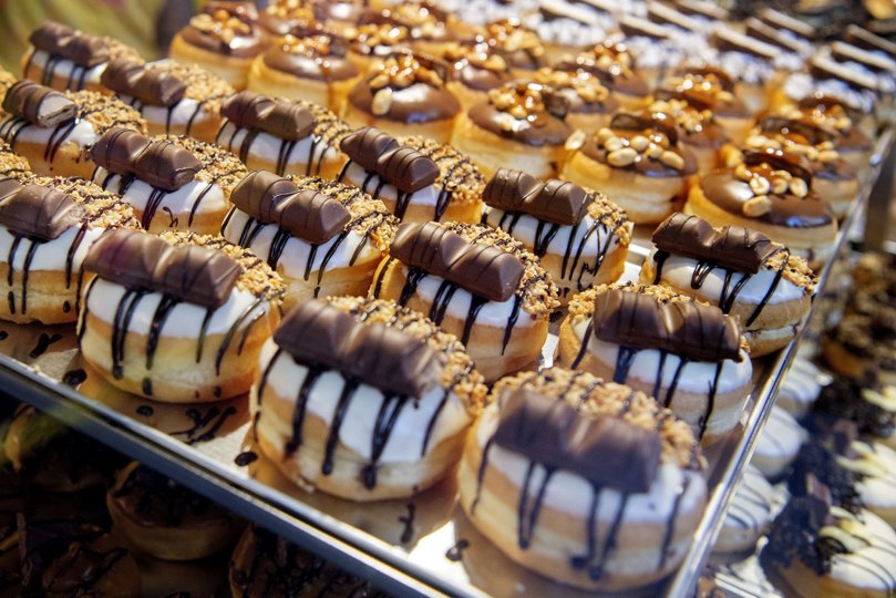 Donuts var vanvittigt populære, særligt i sommeren 2020. Men i dag er situationen anderledes i Aalborg, der ellers havde flere dedikerede donut-butikker end de fleste. Arkivfoto: Lars Pauli <i>Foto: Lars Pauli</i>
