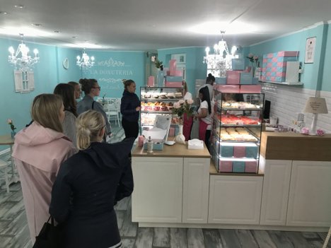 La Donuteria på åbningsdagen i sommeren 2020. I alt åbnede fire donut-butikker på kun to måneder i Aalborg det år. Arkivfoto: Katrine Brix