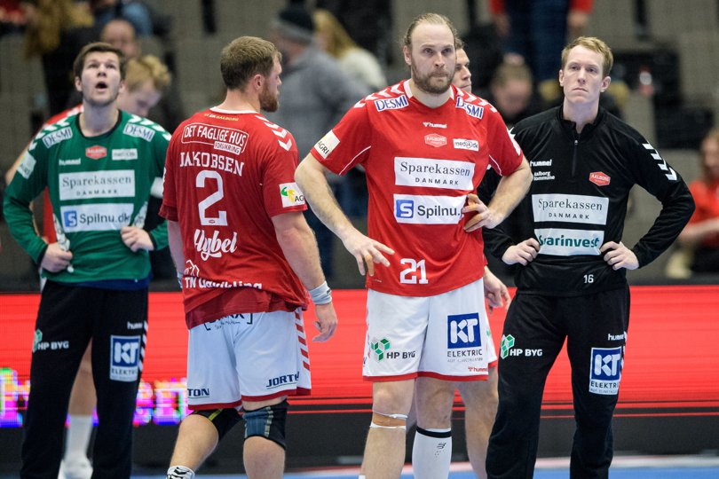 Aalborg Håndbold-truppen er ramt af flere coronatilfælde. Arkivfoto: Bo Lehm <i>Bo Lehm</i>