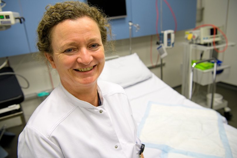 Charlotte Brix Andersson er overlæge og deler sin tid mellem fødeafdelingen på Aalborg Universitetshospital i Thisted og sit Ph.d.-studium på Klinisk Institut på Aalborg Universitet. Foto: Bo Lehm <i>Bo Lehm</i>