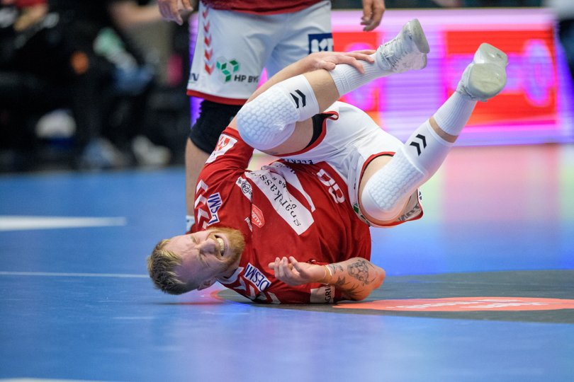 René Antonsen blev skadet i nederlaget til Bjerringbro-Silkeborg. Foto: Bo Lehm <i>Bo Lehm</i>
