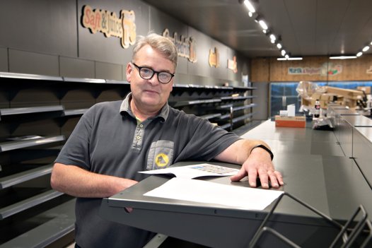 - Det bliver fedt at åbne dørene igen og vise kunderne, hvad vi har arbejdet på, siger Bjørn Bang Engstrøm. Foto: Bente Poder.